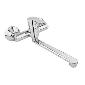 Obrazek Bateria zlewozmywakowa ścienna Granat