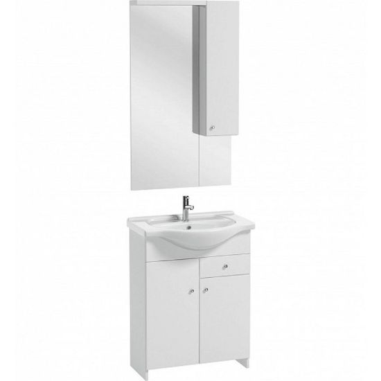 Obrazek Zestaw szafka z umywalką + lustro Bratysława D65