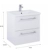 Obrazek Zestaw szafka z umywalką Boa Vista New 50 2S biały