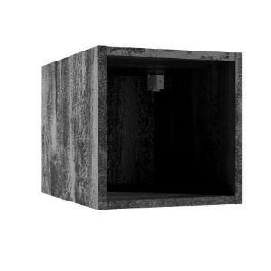 Obrazek Szafka łazienkowa Qubik czarny beton 30x30x44