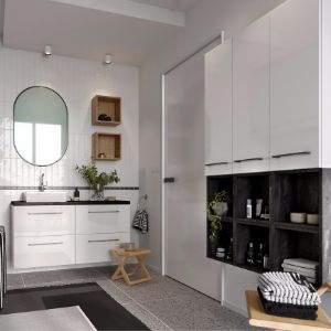 Obrazek Szafka wisząca Metro Sytem B80 0D1S biała