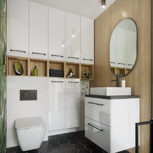 Obrazek Szafka wisząca Metro Sytem B80 0D1S biała