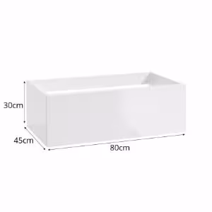 Obrazek Szafka wisząca Metro Sytem B80 0D1S biała