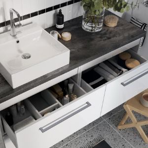 Obrazek Szafka wisząca Metro Sytem D60 0D1S DSM biała