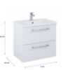 Obrazek Zestaw szafka z umywalką Boa Vista New 60 2S biały