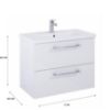 Obrazek Zestaw szafka z umywalką Boa Vista New 70 2S biały