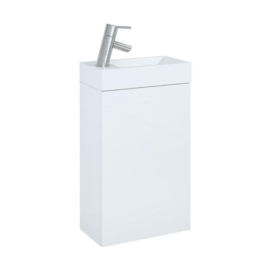 Obrazek Zestaw szafka z umywalką Small Basic biały
