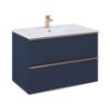 Obrazek Zestaw szafka z umywalką Merkado 80 2S Navy Blue