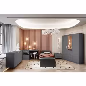 Obrazek Stolik nocny Bali grafit