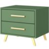 Obrazek Stolik nocny Bali 2 butelkowa zieleń