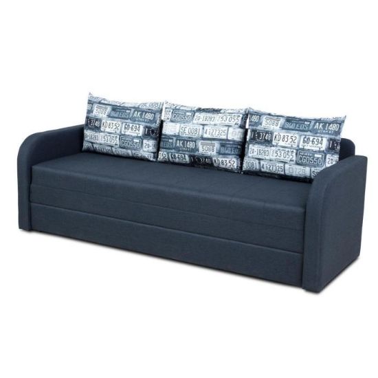 Obrazek Łóżko Tom z poduszkami grafit