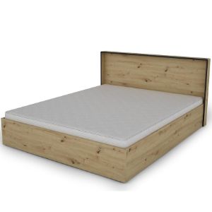 Obrazek Łóżko Capannoli 160 dąb artisan/czarny 