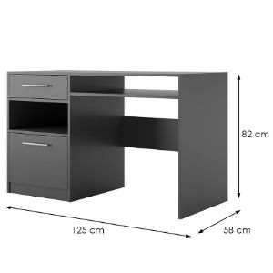 Obrazek Biurko Bali grafit