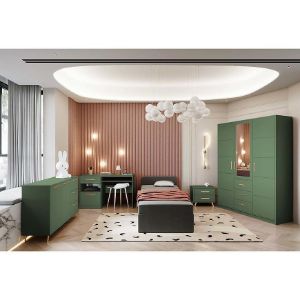 Obrazek Biurko Bali 2 butelkowa zieleń