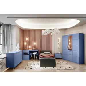 Obrazek Biurko Bali 2 zgaszony błękit