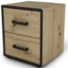 Obrazek Szafka nocna Capannoli 40 2s dąb artisan/czarny
