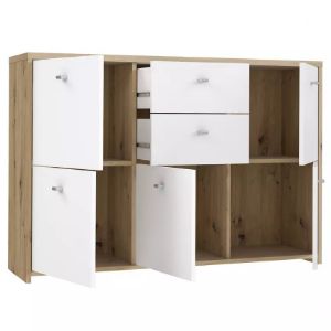 Obrazek  Komoda Best Chest Dąb Artisan/Biały 3