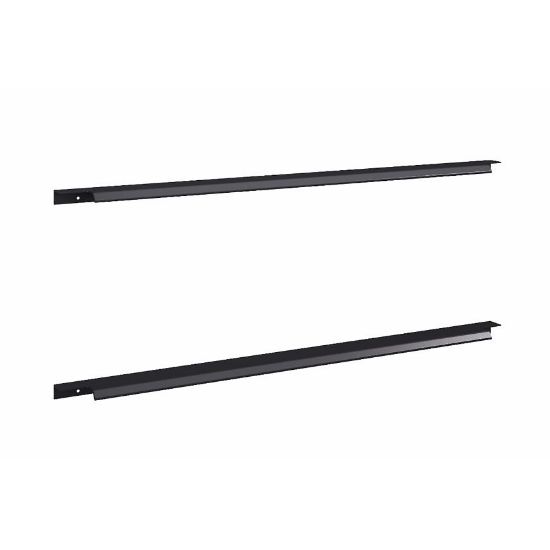 Obrazek Uchwyty krawędziowe Cetina czarne 60 cm (2 szt)