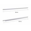 Obrazek Uchwyty krawędziowe Cetina chrom 60 cm (2 szt)