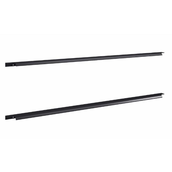 Obrazek Uchwyty krawędziowe Cetina czarne 80 cm (2 szt)