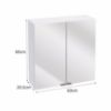 Obrazek Szafka lustrzana Multi glass 60x60