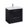 Obrazek Zestaw szafka z umywalką Boa Vista New 60 2S czarny