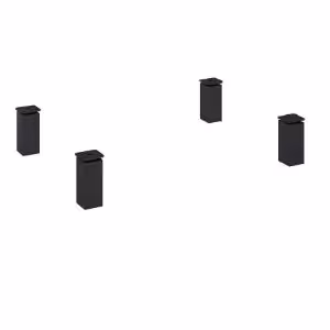 Obrazek Noga Uno 40x40x100 czarna (4 szt)
