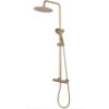 Obrazek Zestaw natryskowy termostatyczny Vincent złoty szczotkowany Rea P6602