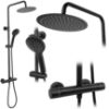 Obrazek Zestaw natryskowy termostatyczny Vincent czarny Rea P6600 
