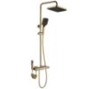 Obrazek Zestaw natryskowy termostatyczny Rob złoty szczotkowany Rea P6623