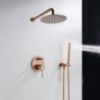 Obrazek Zestaw natryskowy podtynkowy Lungo różowe złoto Rea P4111 