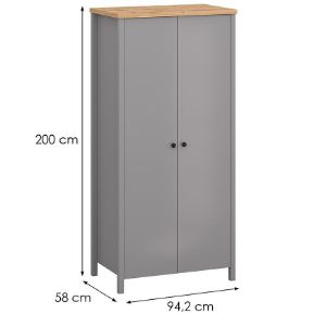 Obrazek Szafa 2D Melini Gray F