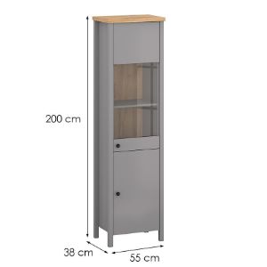 Obrazek Witryna 2D Melini Gray A