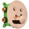 Obrazek Zestaw natryskowy termostatyczny Lungo-Miller złoto Rea P6613 