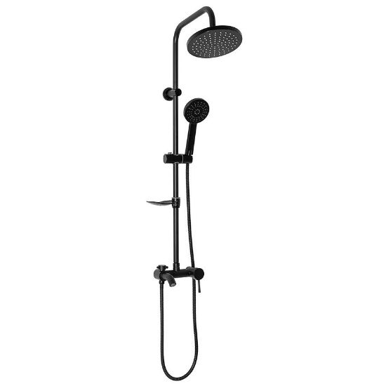 Obrazek Zestaw natryskowy Luis czarny Rea P7005 