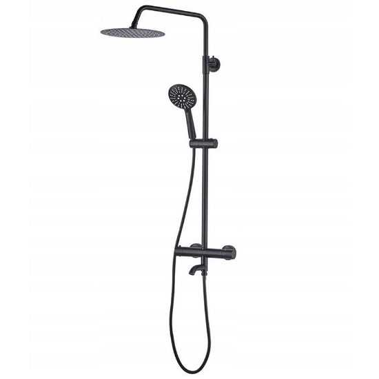 Obrazek Kolumna termostatyczna Lungo czarny Rea P4113 