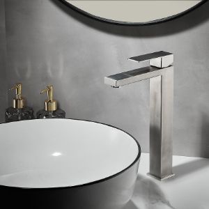 Obrazek Bateria umywalkowa wysoka Remi X inox