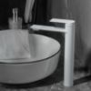 Obrazek Bateria umywalkowa wysoka Siros New biała 