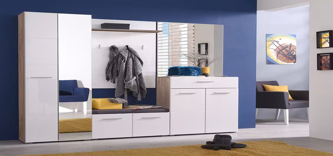 Przedpokój Beny Biały/Szary Dąb