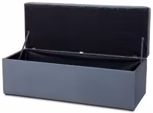 Obrazek Pufa Zoja 45x120 popiel