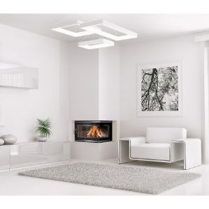 Obrazek Wkład kominkowy narożny W16 prawy 13,5 kW Eco