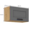 Obrazek Szafka kuchenna Luna dustgrey/artisan 60GU-36 1F