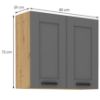 Obrazek Szafka kuchenna Luna dustgrey/artisan 80G-72 2F