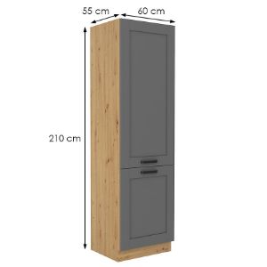 Obrazek Szafka kuchenna Luna dustgrey/artisan 60DK-210 2F
