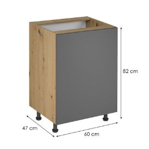 Obrazek Szafka kuchenna Langen d60 grey