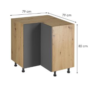 Obrazek Szafka kuchenna Langen d90n grey