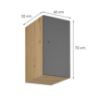 Obrazek Szafka kuchenna Langen G40G grey
