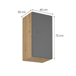 Obrazek Szafka kuchenna Langen G40 grey