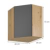 Obrazek Szafka kuchenna Langen G60N grey