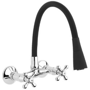 Obrazek Bateria zlewozmywakowa Roma czarny 52IN BC-24-E4S-L